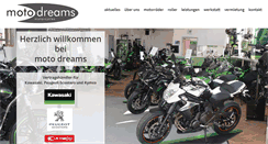 Desktop Screenshot of moto-dreams.de
